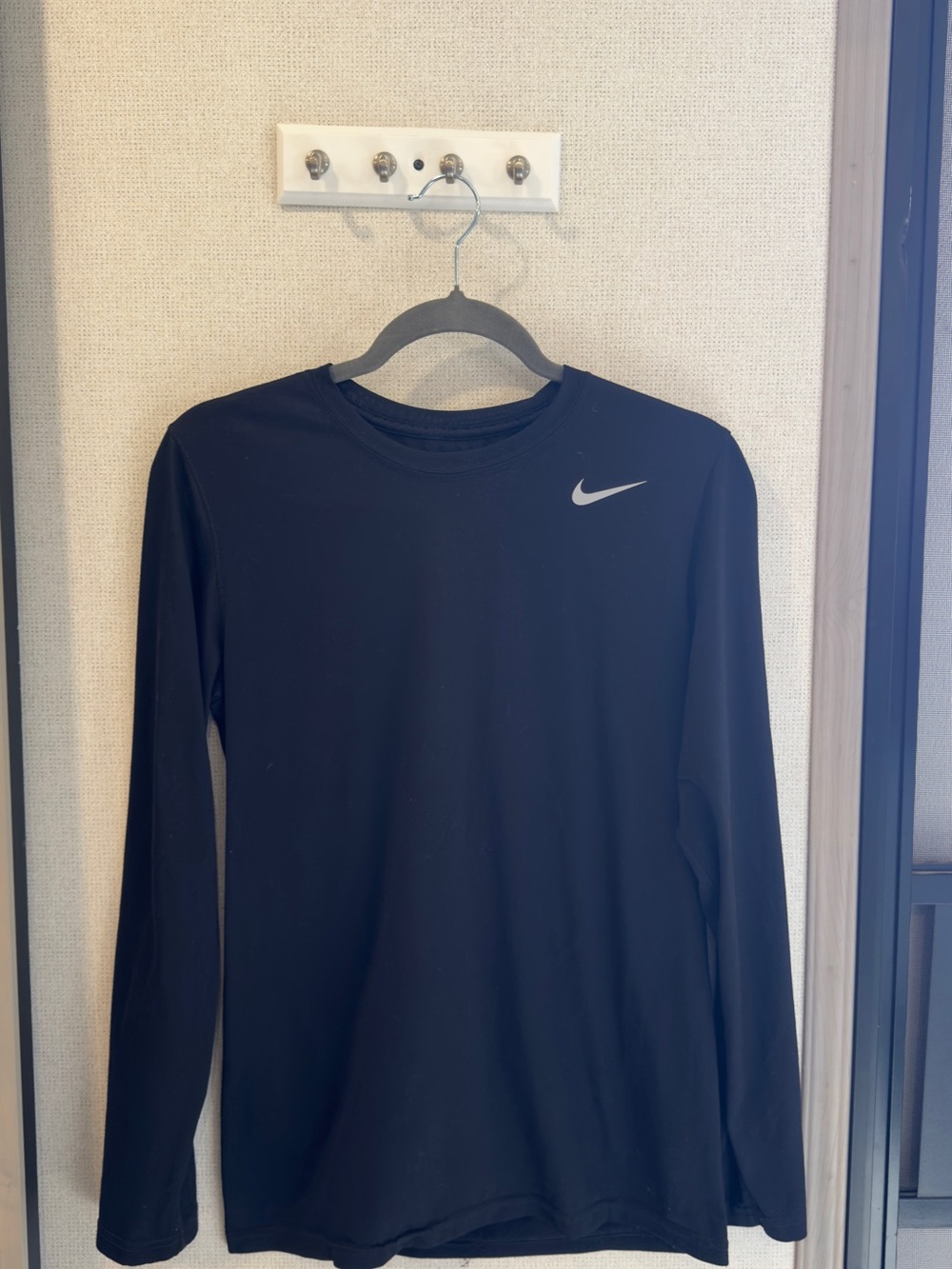 Nike Black Long-Sleeve Dri Fit Shirt